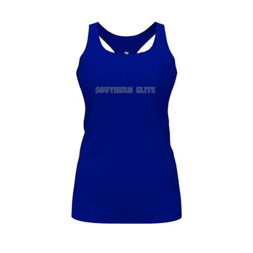 [FT0TRBRY-FYS-LOGO1] Decker Racerback Tank Top (Female Youth S, Royal, Logo 1)