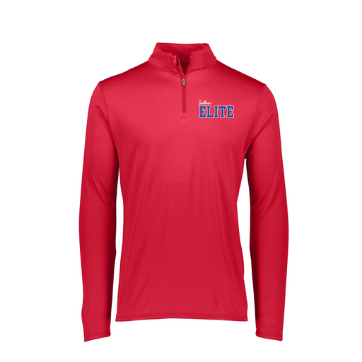 [FTLQFLRD-FAXS-LOGO2] Decker Women's Flex-Lite 1/4 Zip Shirt (Female Adult XS, Red, Logo 2)