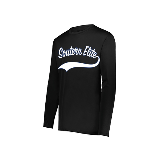 [222822.080.XS-LOGO3] Men's LS Smooth Sport Shirt (Adult XS, Black, Logo 3)