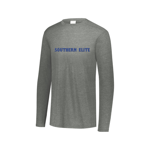 [FTLCUBGY-AXS-LOGO1] Decker Men's Tri-Blend T-Shirt - Long Sleeve (Adult XS, Gray, Logo 1)
